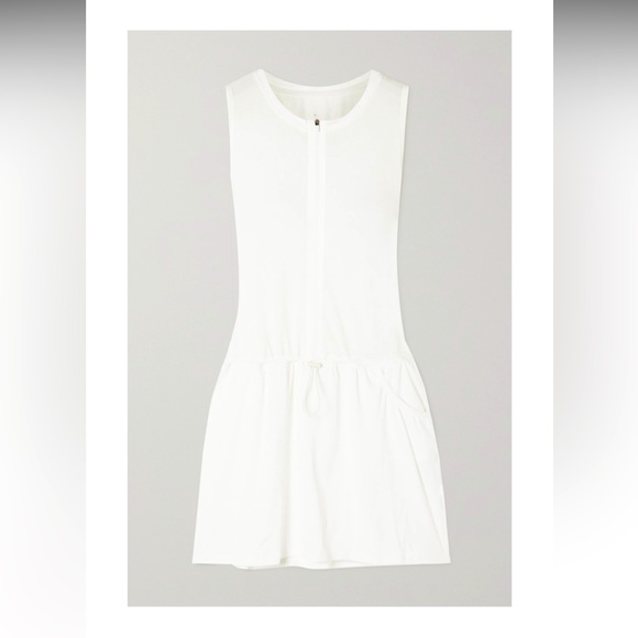 VARLEY Lagoda Mesh and Ribbed-Knit Tennis Dress - Picture 1 of 5